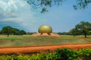 Matrimandir golden dome in Auroville – must-see place in Pondicherry